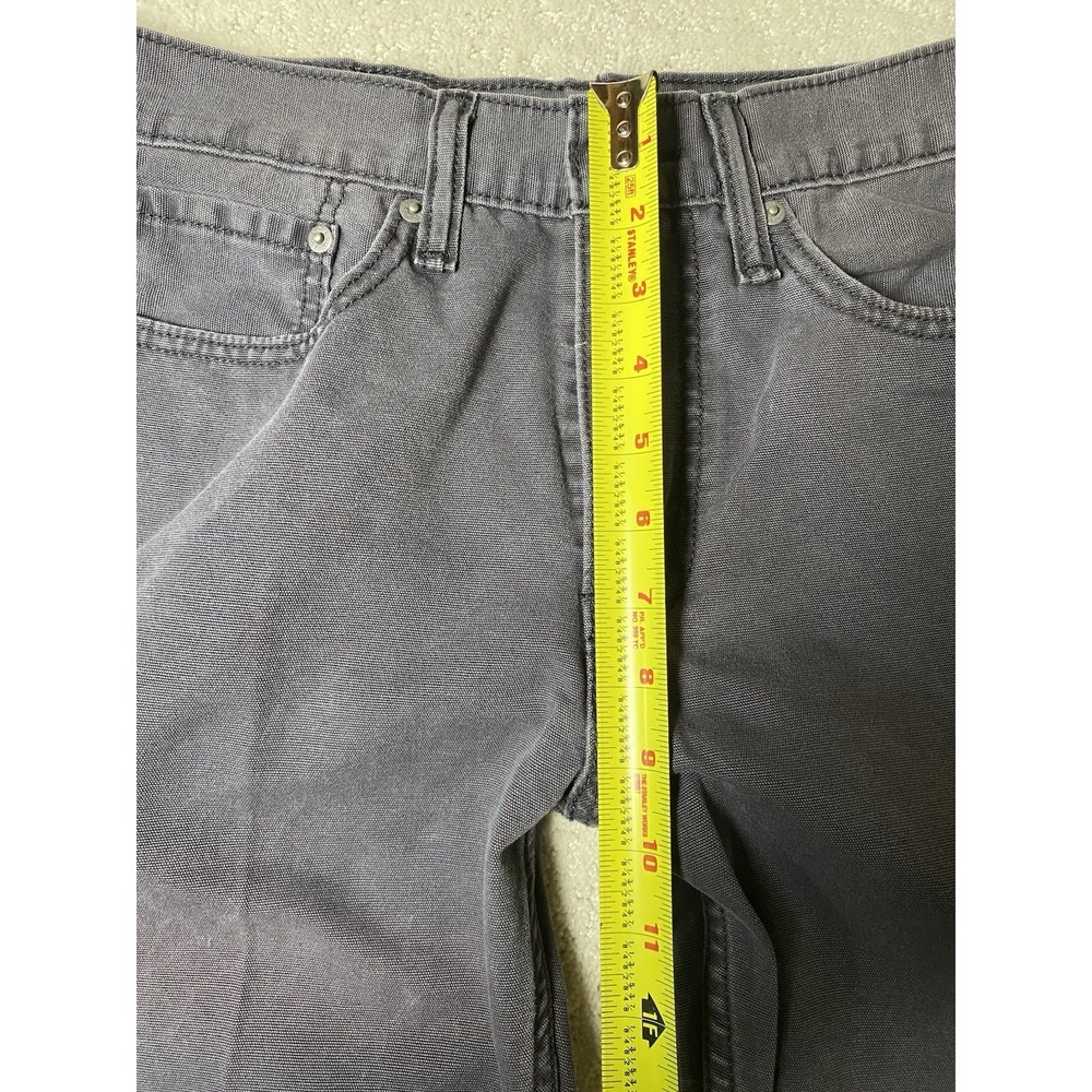 Levi's 514 Straight Fit Jeans Men's 31x32 Measured 30x31 Gray Light‎ Wash Denim - Picture 7 of 15